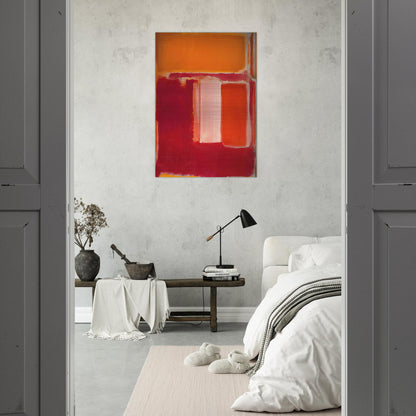 Yellow, Cherry, Orange - 1947 - Mark Rothko Brushed Aluminum Print - 70x100 cm / 28x40 inches | Mark Rothko Aluminum Print | Mark Rothko Prints