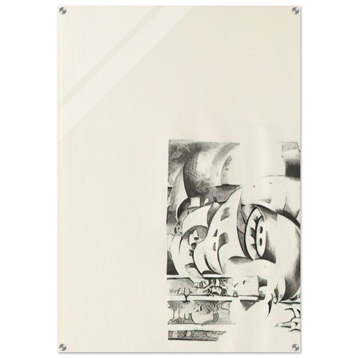 ELEVENTH STONE 1970 - Lee Bontecou Acrylic Print - 70x100 cm / 28x40″ inches | Lee Bontecou Wall Art | Lee Bontecou Prints