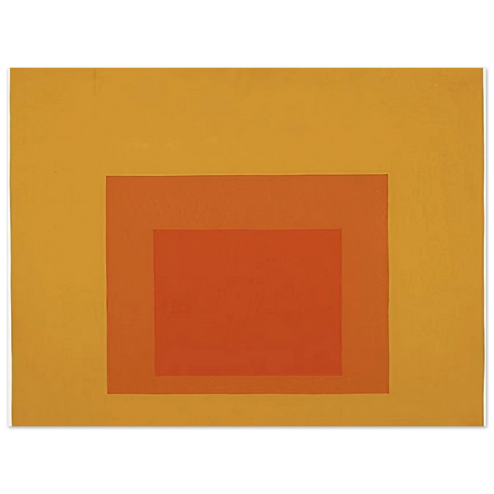 Josef Albers - HOMAGE TO THE SQUARE 1967  75x100 cm / 30x40inches Fine Art Poster