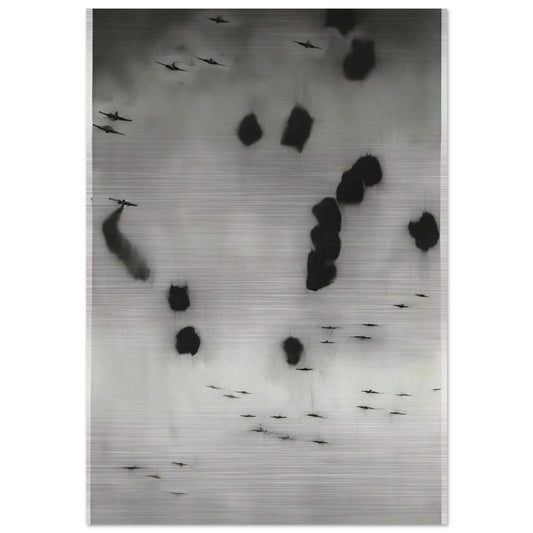 FLIEGER 1964 - Gerhard Richter Brushed Aluminum Print - 70x100 cm / 28x40 inches | Gerhard Richter Aluminum Print | Gerhard Richter Prints