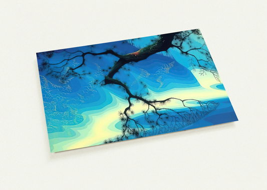 Ocean Mist By Eyvind Earle Pack of 10 Post Cards | Eyvind Earle Post Cards | A6 (10.5 x 14.8 cm) - 4.1 x 5.8 inches