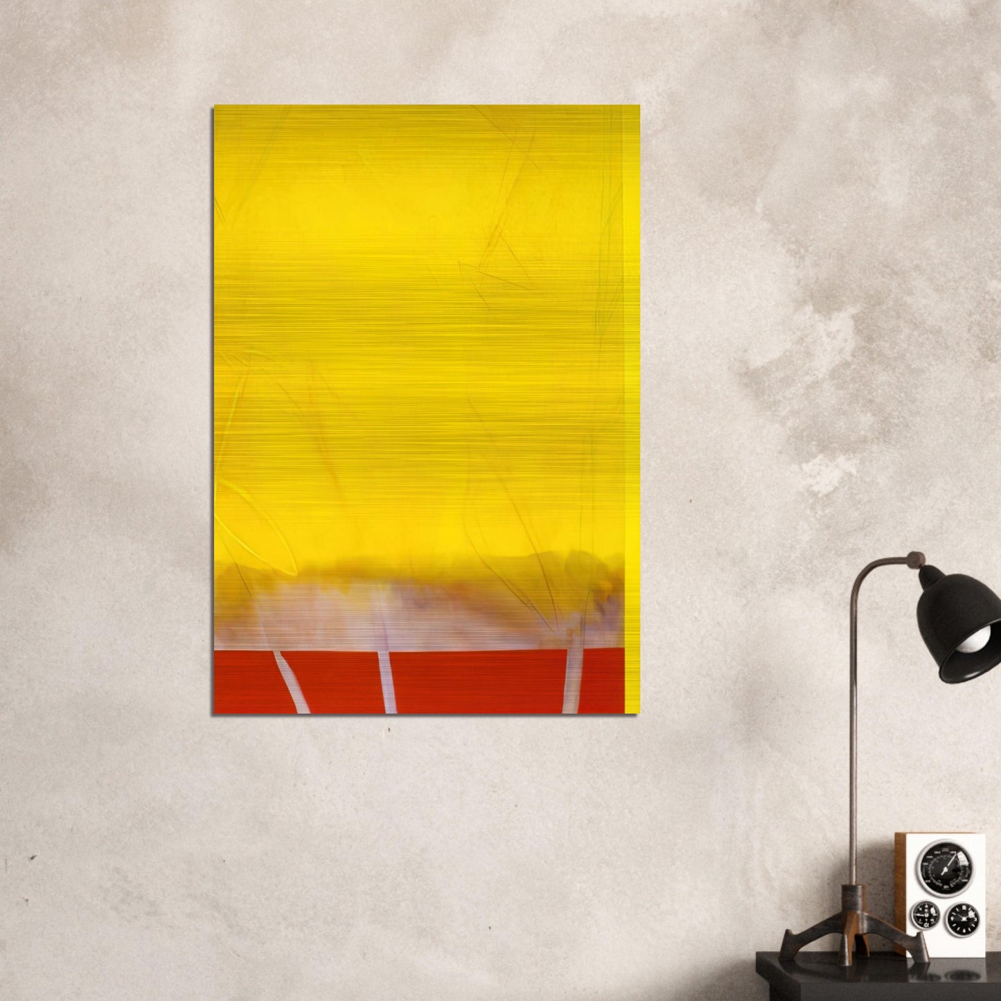 Edge Of Autumn - 1989 - Ronnie Landfield Brushed Aluminum Print - 70x100 cm / 28x40 inches | Ronnie Landfield Aluminum Print | Ronnie Landfield Prints