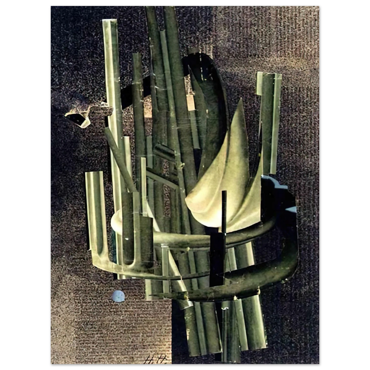 Hannah Hoch - RAUMFAHRT 1956 Fine Art Poster - Default Title