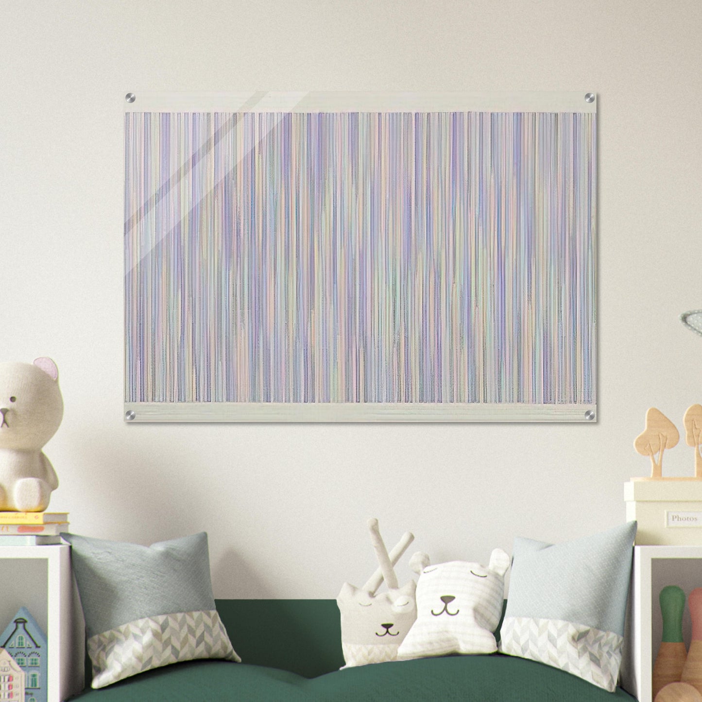 Pocono - 1984 - Gene Davis Acrylic Print - 70x100 cm / 28x40″ inches | Gene Davis Wall Art | Gene Davis Prints