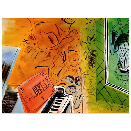 Raoul Dufy - HOMAGE TO CLAUDE DEBUSSY 1952 Fine Art Poster - Default Title