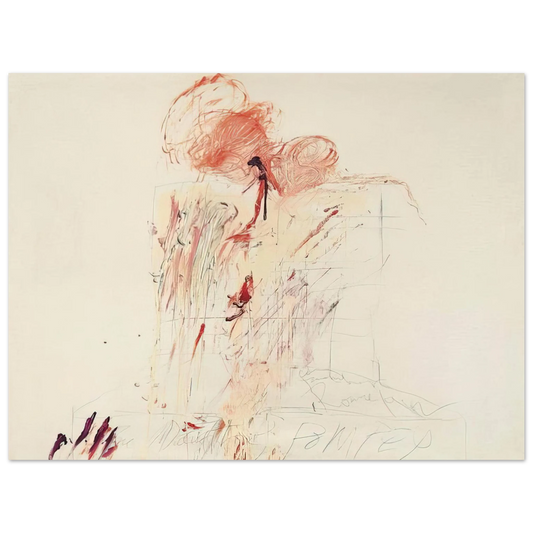 Cy Twombly - Death of Pompey  Rome  Fine Art Poster - Default Title