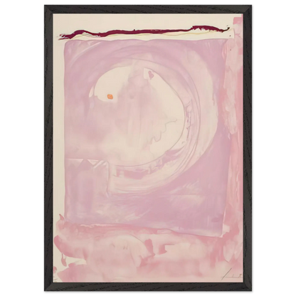 Helen Frankenthaler - Reflections IX - 1995 Wall art - 15x20 cm / 6x8 inches - Premium Wooden Framed Poster With Fine Art Paper - Wood frame