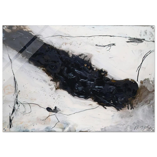 Fluss - 1983 - Emil Schumacher Acrylic Print - 70x100 cm / 28x40″ inches