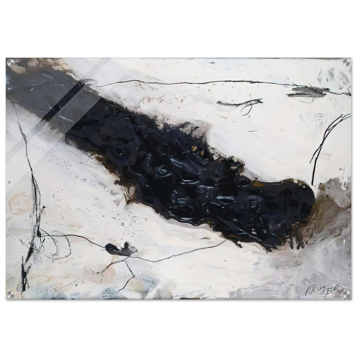 Fluss - 1983 - Emil Schumacher Acrylic Print - 70x100 cm / 28x40″ inches