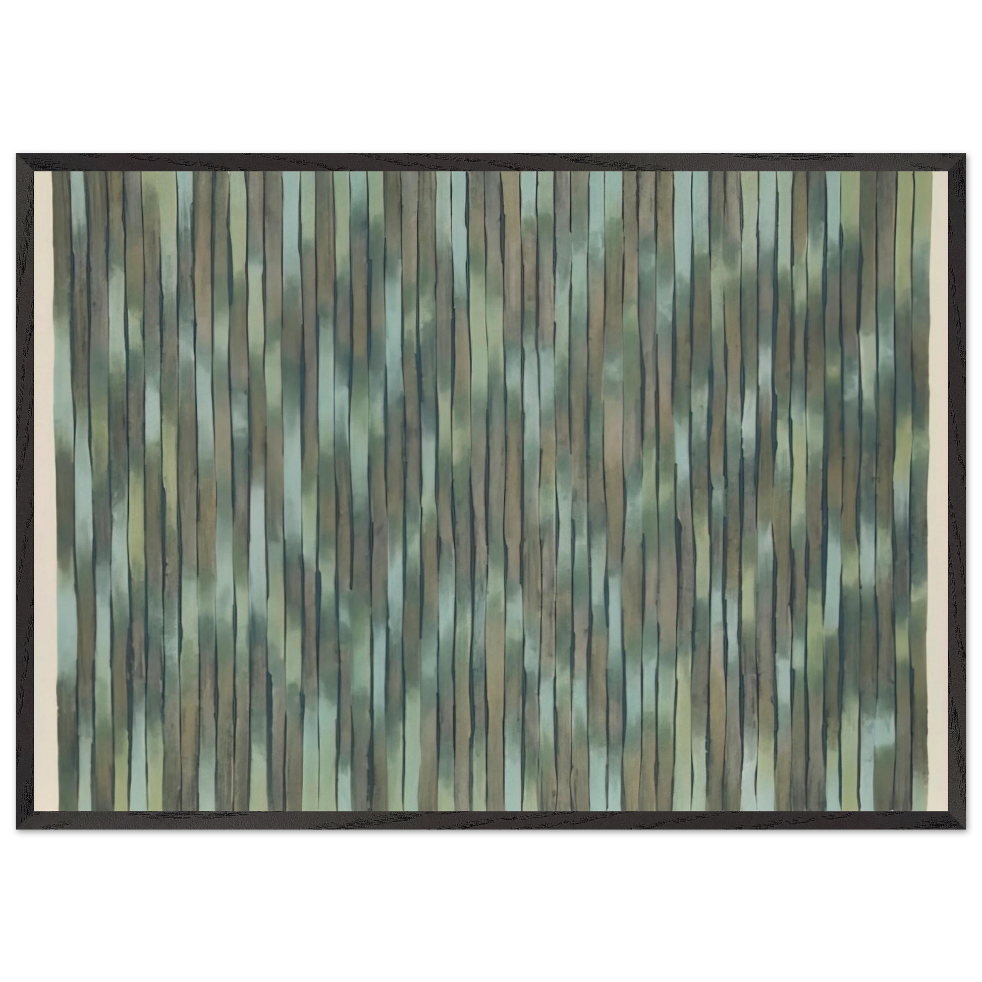 Ferris Wheel - 1980 - Gene Davis Framed Art Print – Black Wooden Frame - Default Title - -Framed Art Print