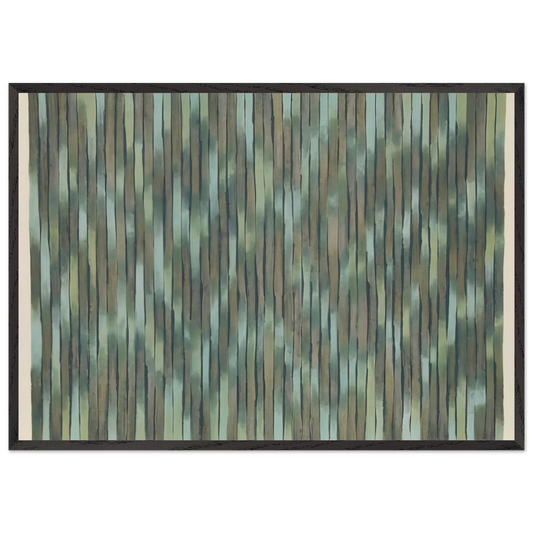 Ferris Wheel - 1980 - Gene Davis Framed Art Print – Black Wooden Frame - Default Title - -Framed Art Print