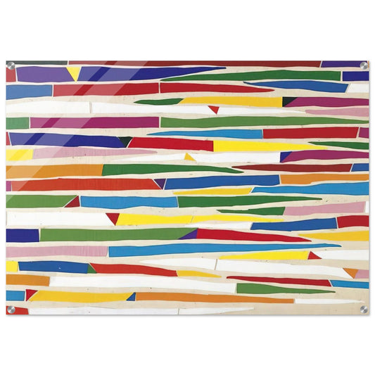 Composite - Color Field Painting - Piero Dorazio Acrylic Print - 70x100 cm / 28x40″ inches