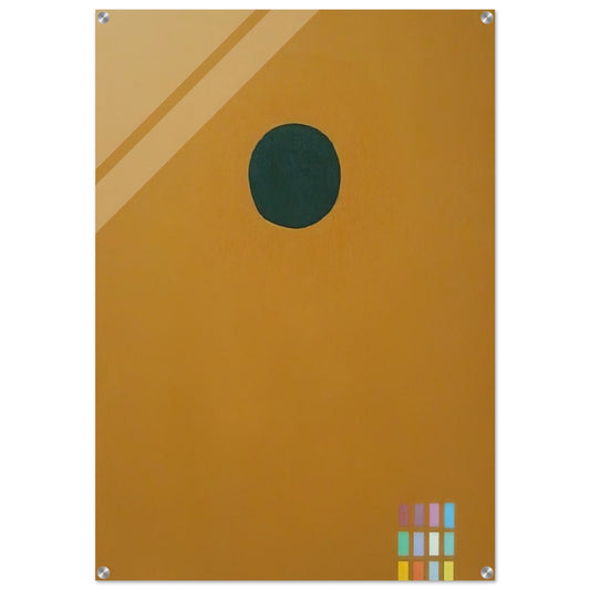 Green Disc 72061 - 1972 - Adolph Gottlieb Acrylic Print - 70x100 cm / 28x40″ inches | Adolph Gottlieb Wall Art | Adolph Gottlieb Prints