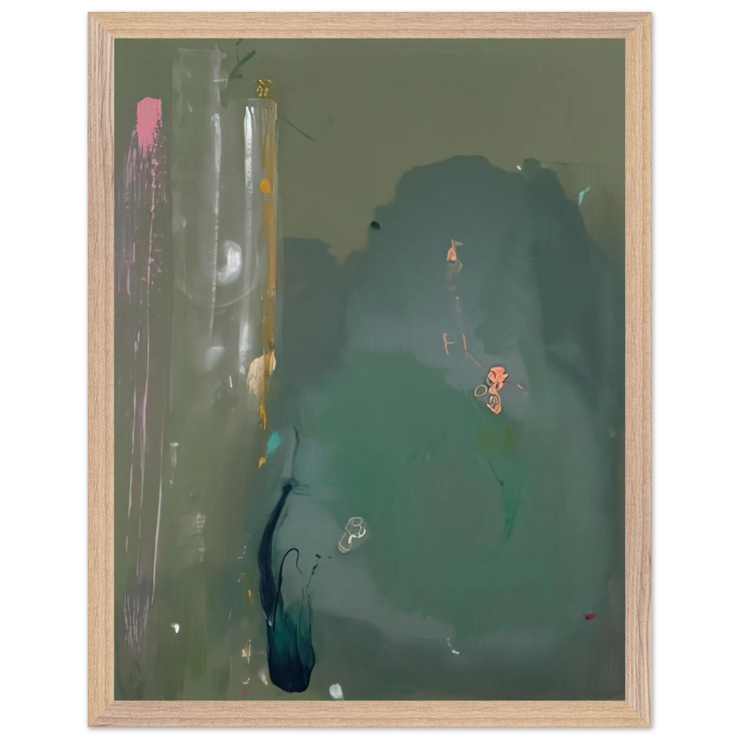 Helen Frankenthaler - CÃ´te d Argent - 1980 Wall art - 25x60 cm / 10x24 inches - Fine Art Poster - -