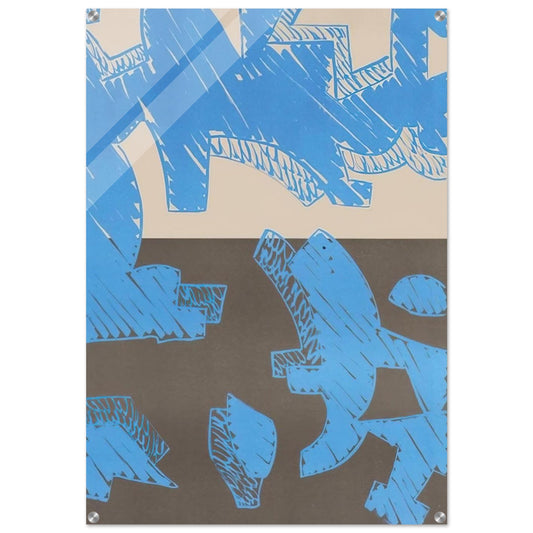 Blu - 2000 - Carla Accardi Acrylic Print - 70x100 cm / 28x40″ inches | Carla Accardi Wall Art | Carla Accardi Prints