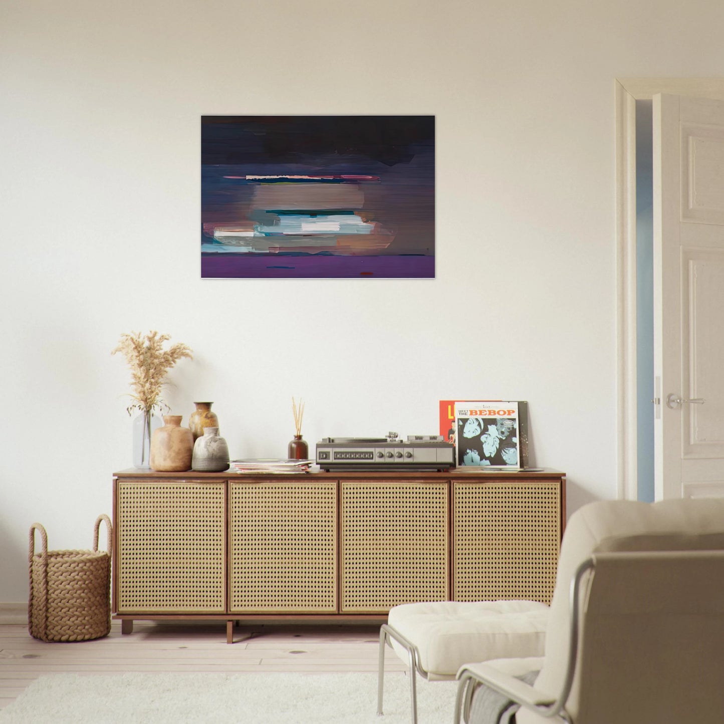 Viewpoint I, 1974- - Helen Frankenthaler Brushed Aluminum Print - 70x100 cm / 28x40 inches | Helen Frankenthaler Aluminum Print | Helen Frankenthaler Prints