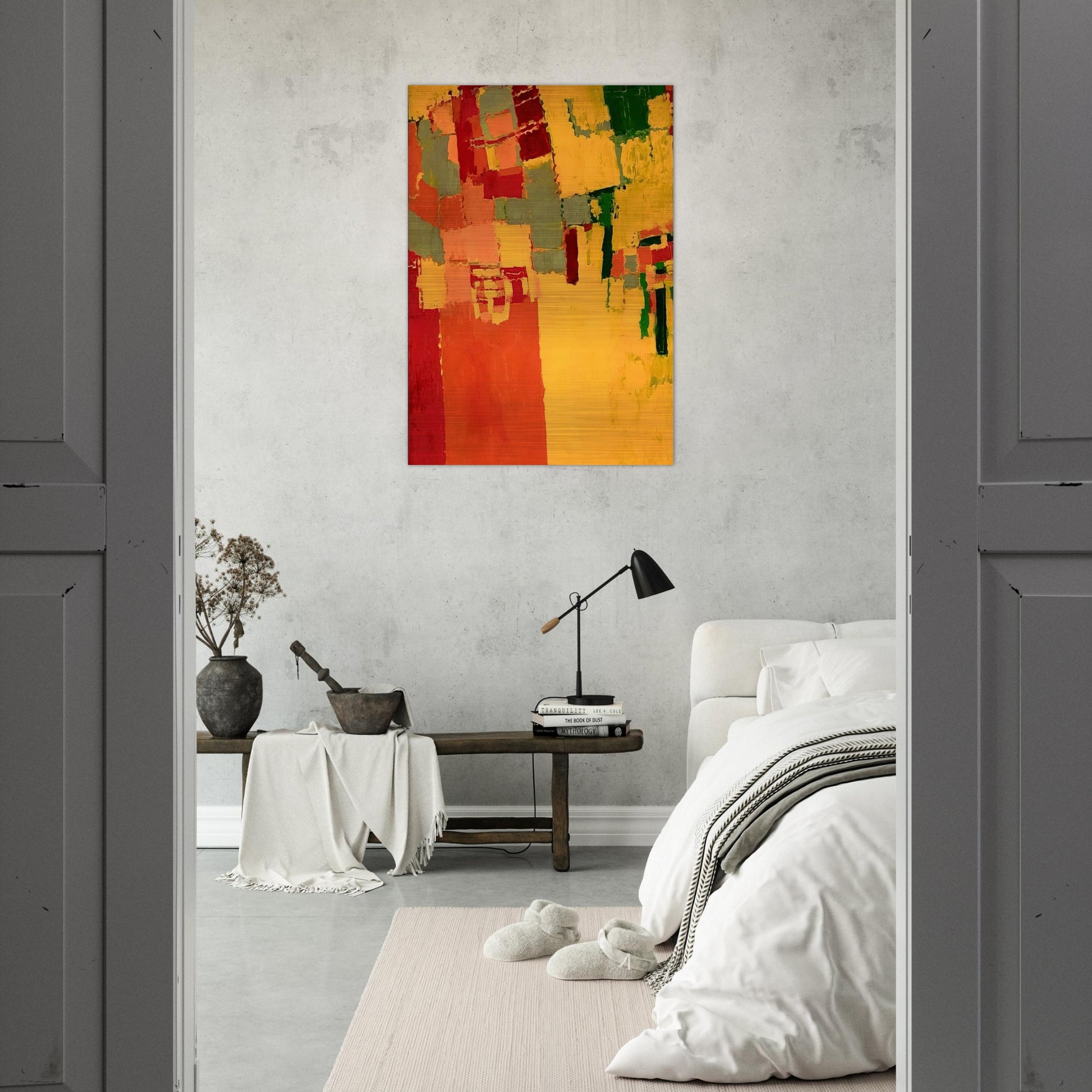 27 October 1949 - 1949 - Frank Lobdell Brushed Aluminum Print - 70x100 cm / 28x40 inches | Frank Lobdell Aluminum Print | Frank Lobdell Prints