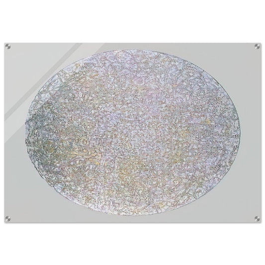 Palm Sight - 1991 - Richard Pousette-Dart Acrylic Print - 70x100 cm / 28x40″ inches