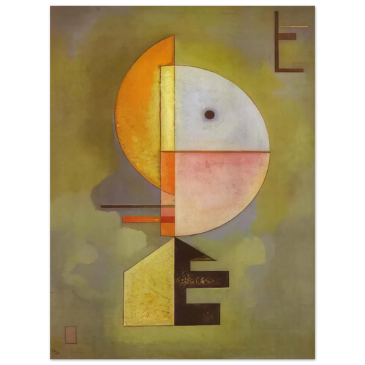 Wassily Kandinsky - UPWARD 1929 Fine Art Poster - Default Title