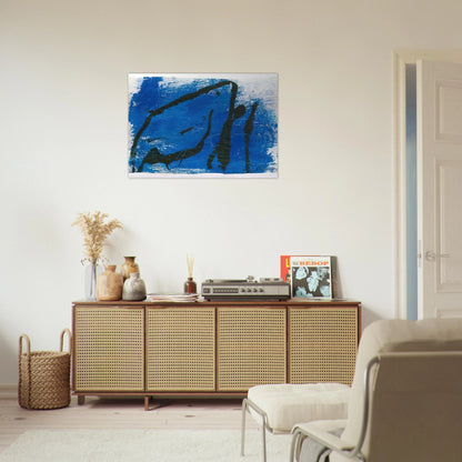 G-7 - 1987 - Emil Schumacher Brushed Aluminum Print - 70x100 cm / 28x40 inches | Emil Schumacher Aluminum Print | Emil Schumacher Prints