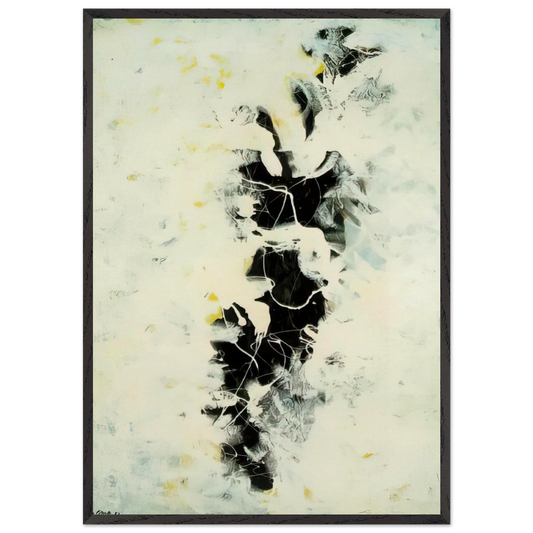 THE DEEP 1953 - Jackson Pollock Framed Art Print – Black Wooden Frame - Default Title - -Framed Art Print