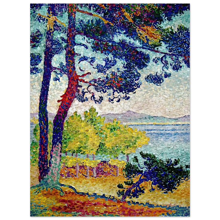 Henri-Edmond Cross - Afternoon at Pardigon, Var  75x100 cm / 30x40inches Fine Art Poster