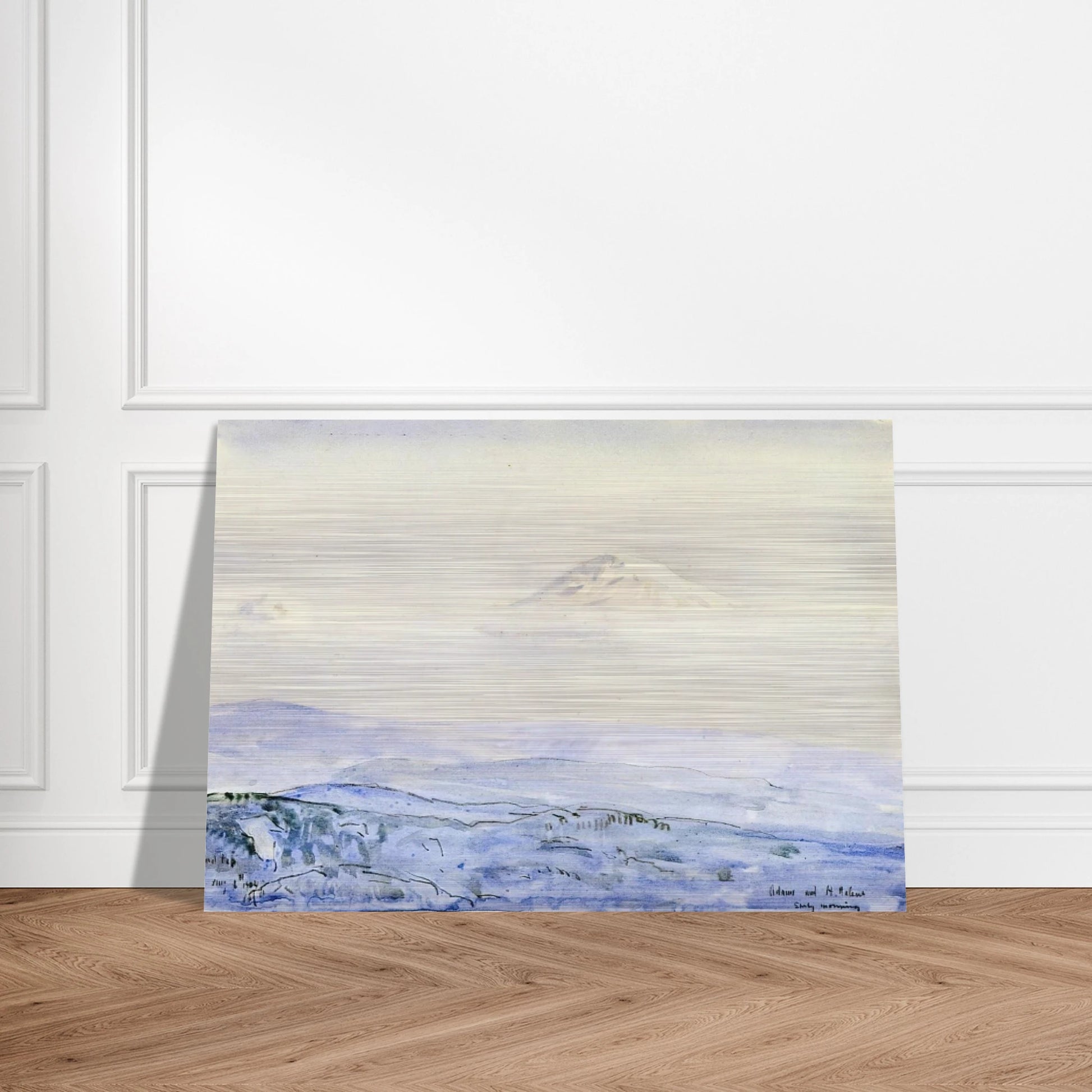 Adams and St. Helen's, Early Morning - Childe Hassam Brushed Aluminum Print - 70x100 cm / 28x40 inches | Childe Hassam Aluminum Print | Childe Hassam Prints