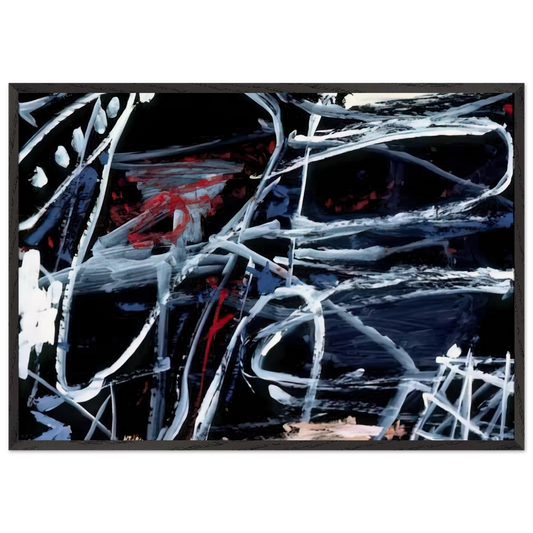 EPISODE - Jean Dubuffet Framed Art Print – Black Wooden Frame - Default Title - -Framed Art Print