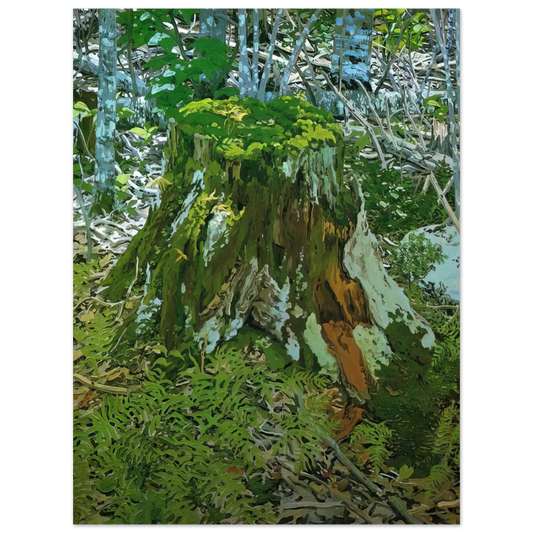 Neil Welliver - Stump - 2000 Fine Art Poster - Default Title