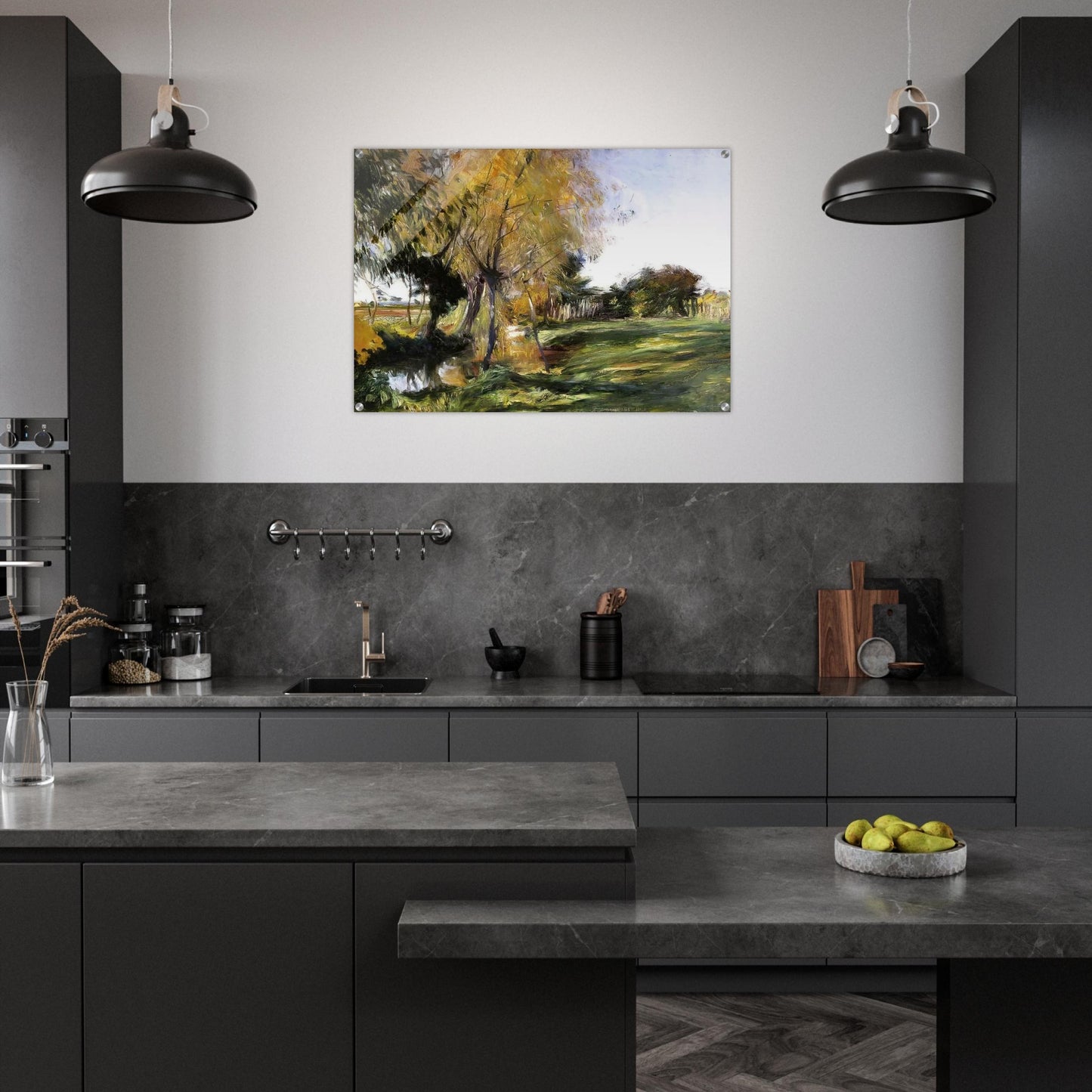 Landscape at Broadway - John Singer Sargent Acrylic Print - 70x100 cm / 28x40″ inches