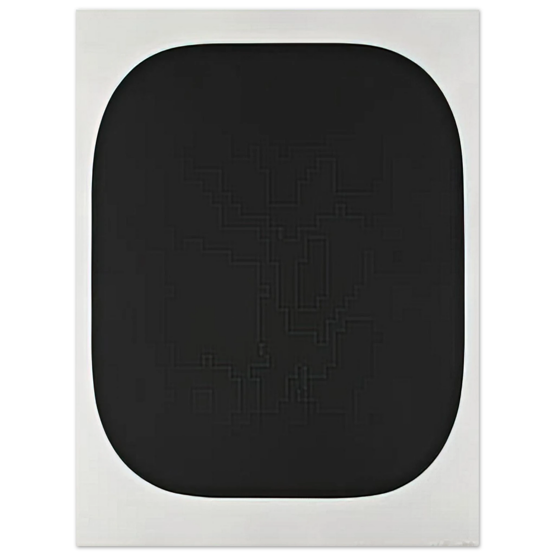 Ellsworth Kelly - Black Variation IV, from Second Curve series Fine Art Poster - Default Title