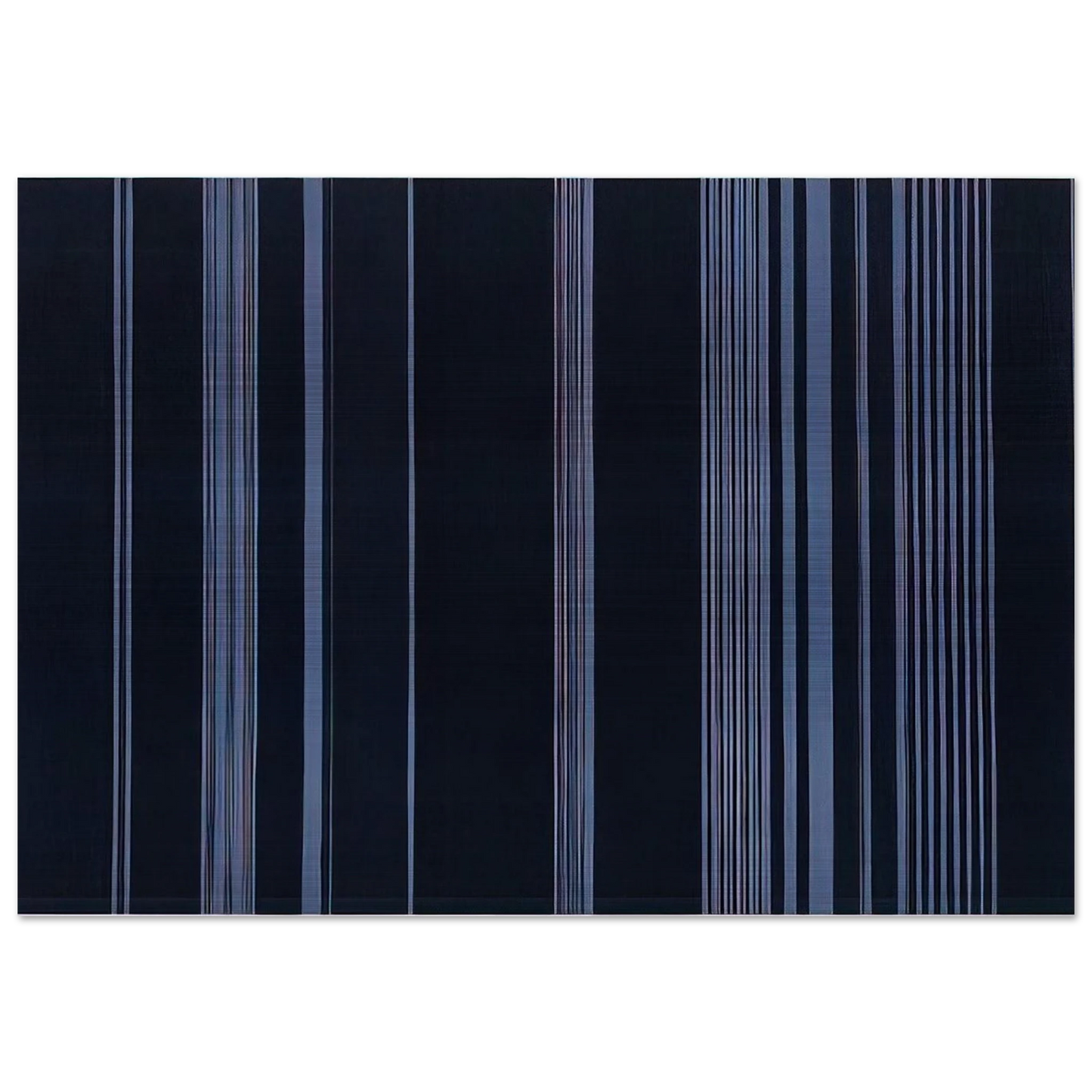 Night Patrol - 1975 - Gene Davis Brushed Aluminum Print - 70x100 cm / 28x40 inches | Gene Davis Aluminum Print | Gene Davis Prints