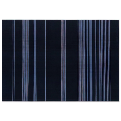 Night Patrol - 1975 - Gene Davis Brushed Aluminum Print - 70x100 cm / 28x40 inches | Gene Davis Aluminum Print | Gene Davis Prints