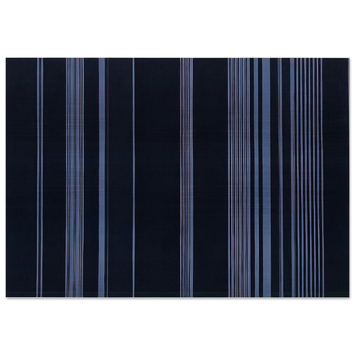 Night Patrol - 1975 - Gene Davis Brushed Aluminum Print - 70x100 cm / 28x40 inches | Gene Davis Aluminum Print | Gene Davis Prints