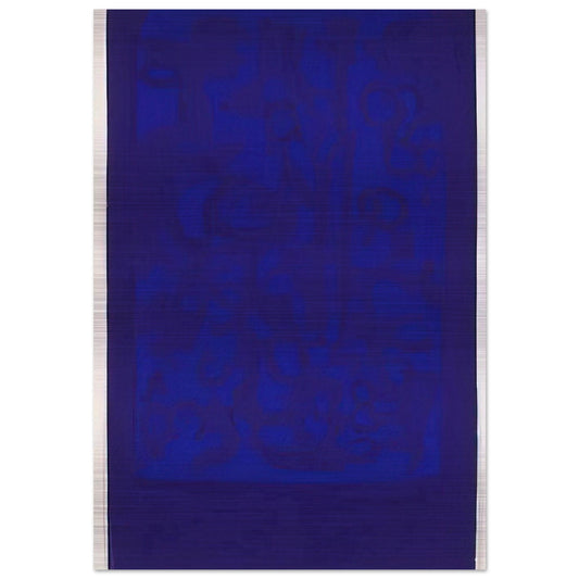 Blue Viola - 1962 - Carla Accardi Brushed Aluminum Print - 70x100 cm / 28x40 inches | Carla Accardi Aluminum Print | Carla Accardi Prints