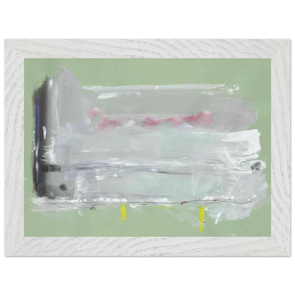 Helen Frankenthaler - Untitled - 1984 Wall art - 50x70 cm / 20x28 inches - Premium Wooden Framed Poster With Fine Art Paper-canvas - Wood frame