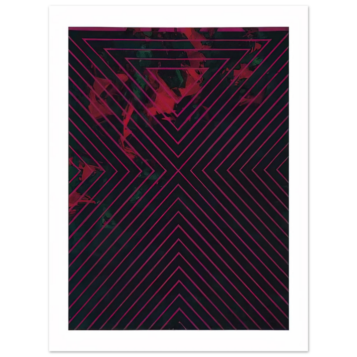 Luis Feito - 1418 1986  75x100 cm / 30x40inches Fine Art Poster