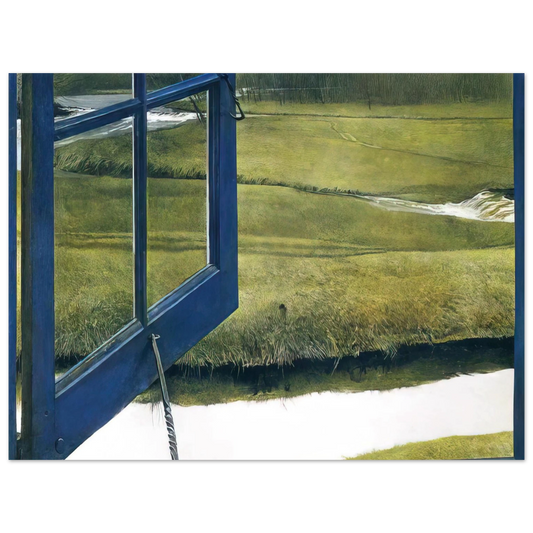 Andrew Wyeth - LOVE IN THE AFTERNOON Wall Art - 21x29.7 cm / 8x12" - Fine Art Poster - -