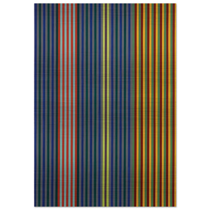 Split Beat - 1965 - Gene Davis Brushed Aluminum Print - 70x100 cm / 28x40 inches | Gene Davis Aluminum Print | Gene Davis Prints