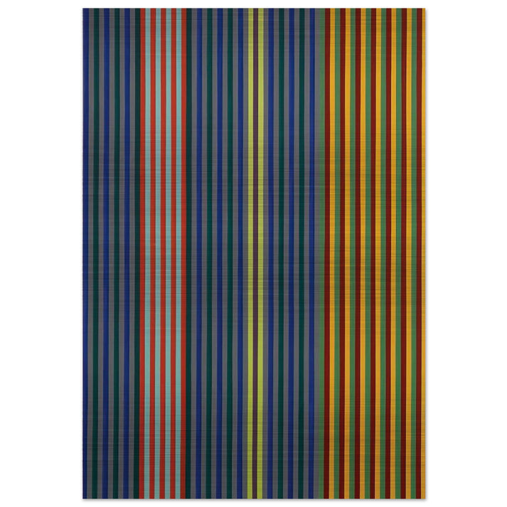 Split Beat - 1965 - Gene Davis Brushed Aluminum Print - 70x100 cm / 28x40 inches | Gene Davis Aluminum Print | Gene Davis Prints