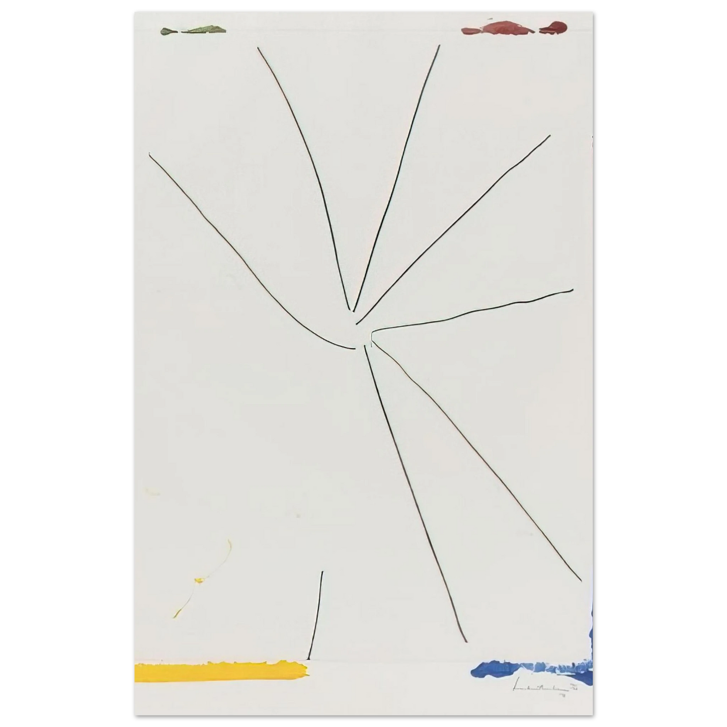 Helen Frankenthaler - Free Wheeling - 1971 Wall art - 15x20 cm / 6x8 Inches - Fine Art Poster - -