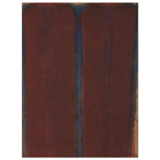 Yun Hyong-keun - Umber Blue - 1973 Fine Art Poster - Default Title