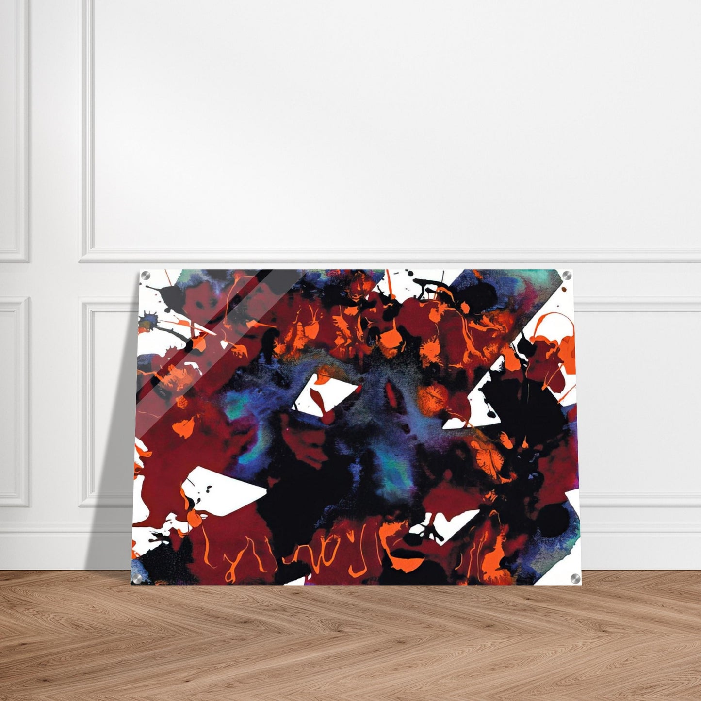 Untitled  SFP94-149  SFF 1819  - Sam Francis Acrylic Print - 70x100 cm / 28x40″ inches | Sam Francis Wall Art | Sam Francis Prints