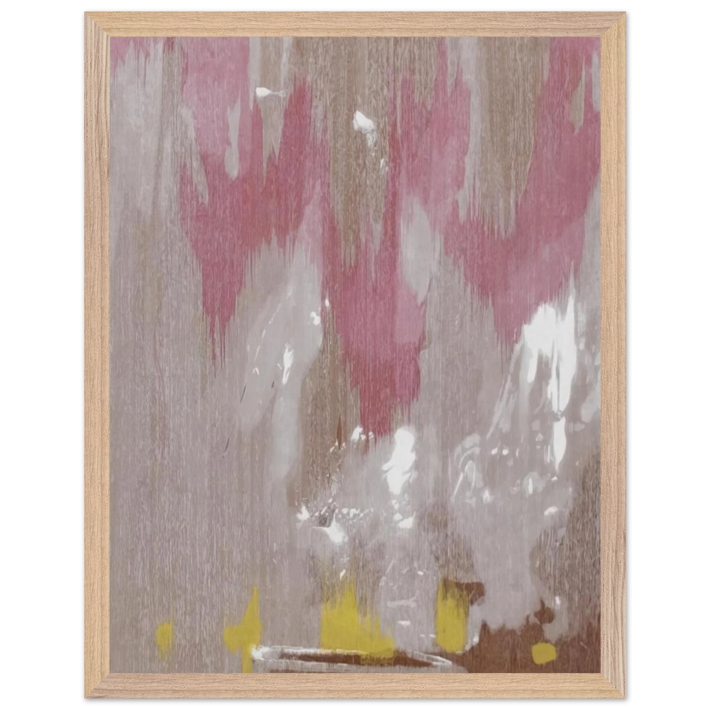 Helen Frankenthaler - Tales of Genji IV - 1998 Wall art - 40x50 cm / 16x20 inches - Premium Wooden Framed Poster With Fine Art Paper - Wood frame