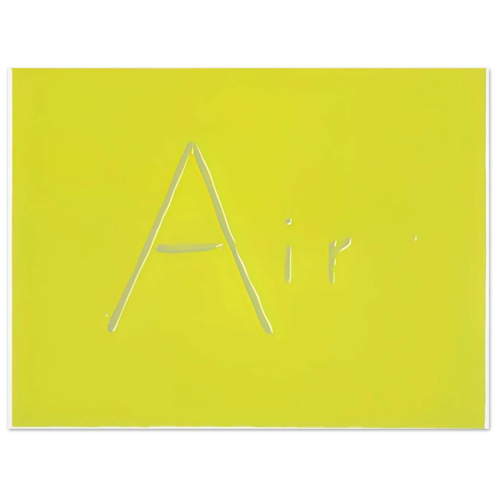 Edward Ruscha - AIR 1969 Fine Art Poster - Default Title