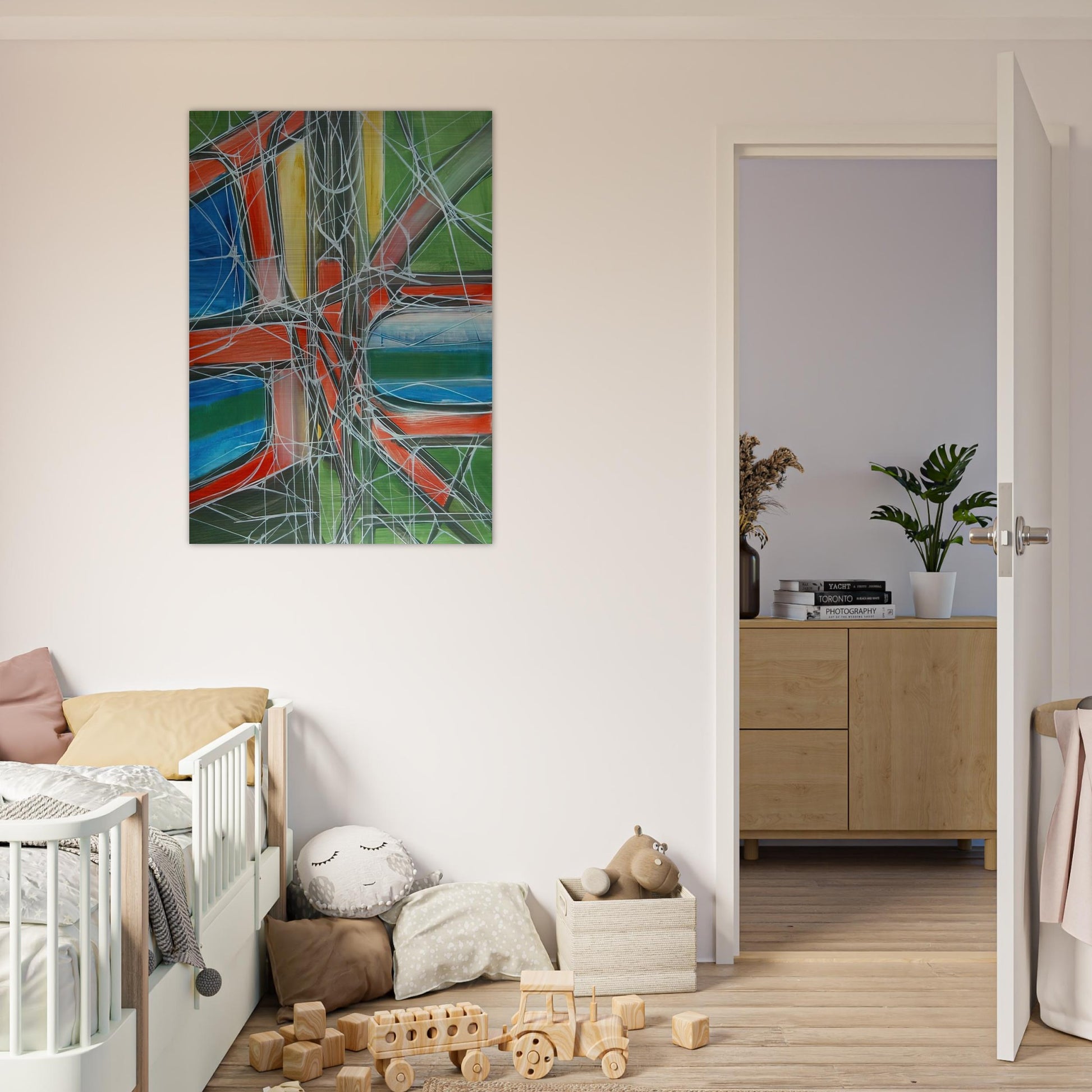 untitled - 1965 - Jimmy Ernst Brushed Aluminum Print - 70x100 cm / 28x40 inches | Jimmy Ernst Aluminum Print | Jimmy Ernst Prints