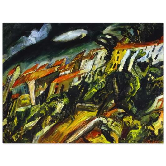 Chaim Soutine - VIEW OF CERET Fine Art Poster - Default Title