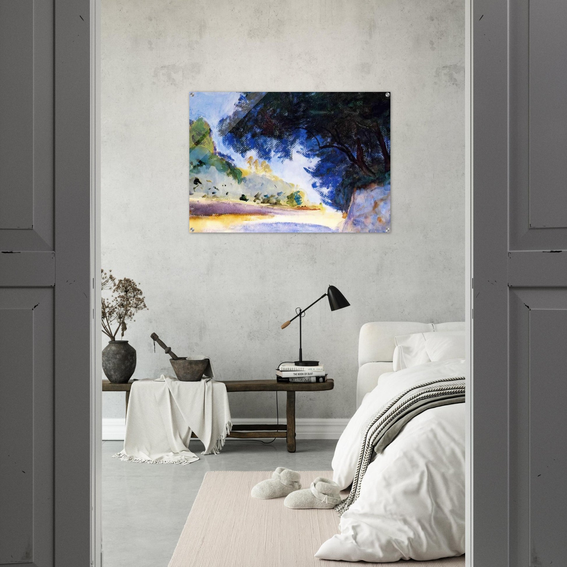 Landscape, Olive Trees, Corfu - John Singer Sargent Acrylic Print - 70x100 cm / 28x40″ inches