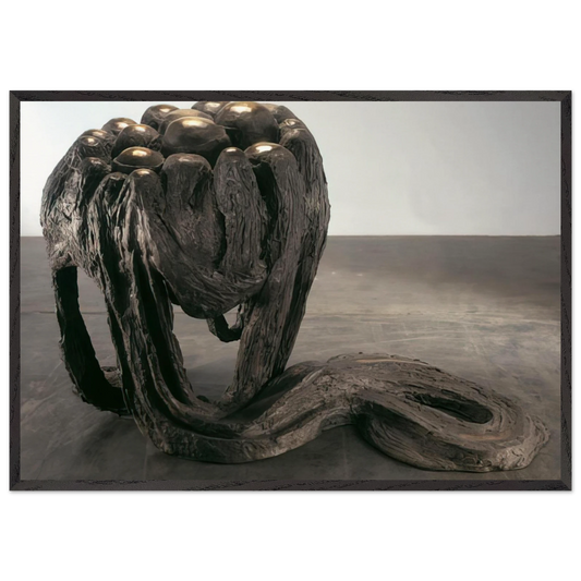 AVENZA REVISITED II 1969 - Louise Bourgeois Framed Art Print – Black Wooden Frame - Default Title - -Framed Art Print