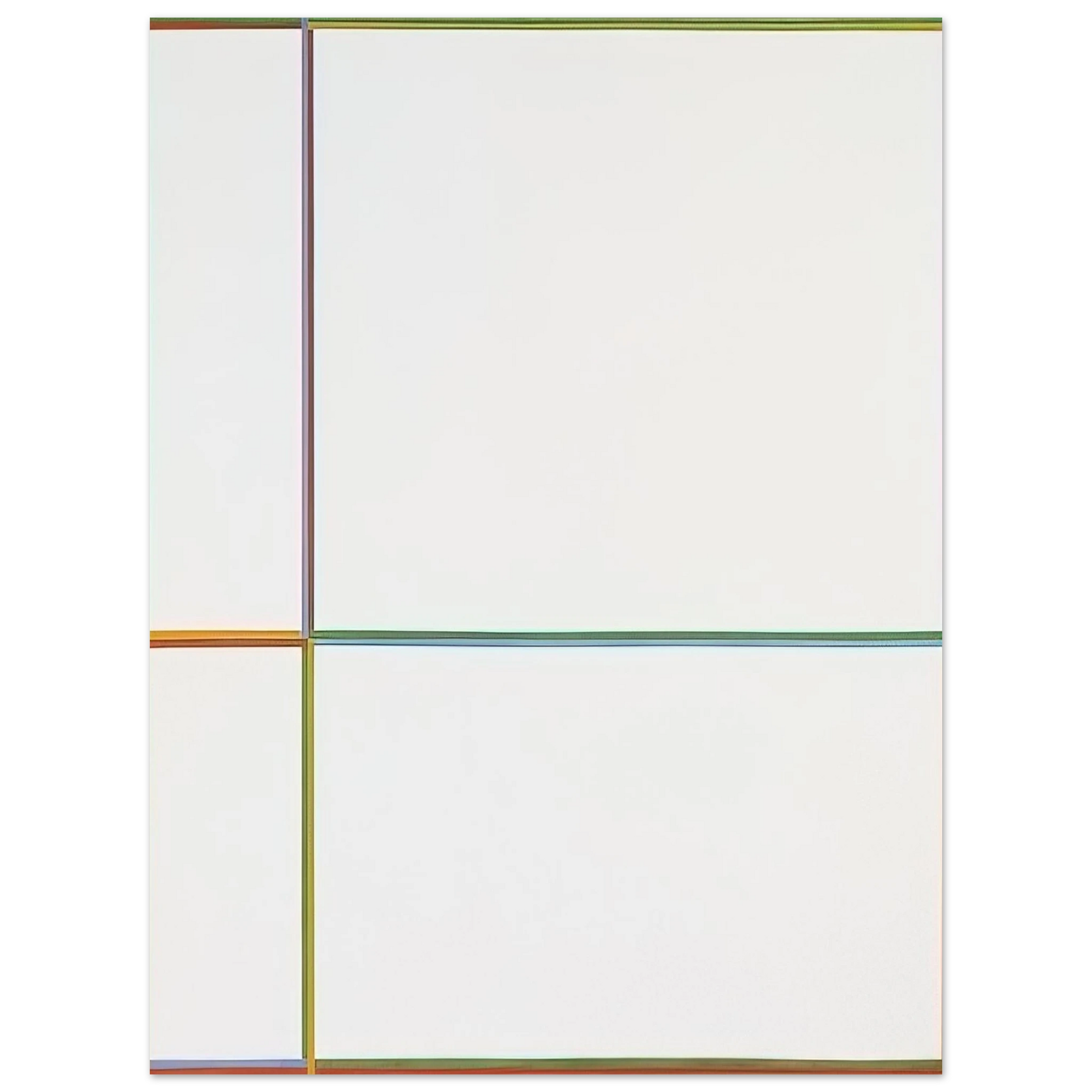 Max Bill - Doppelfarben in the cross 1-2-3-4 - 1968 Fine Art Poster - Default Title